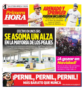 Cover of Primera Hora