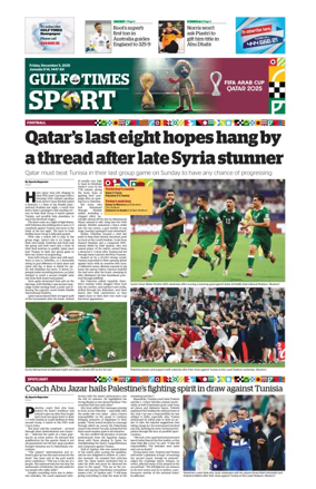 Cover of Gulf Times Sport