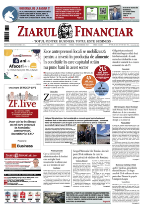 Cover of Ziarul Financiar
