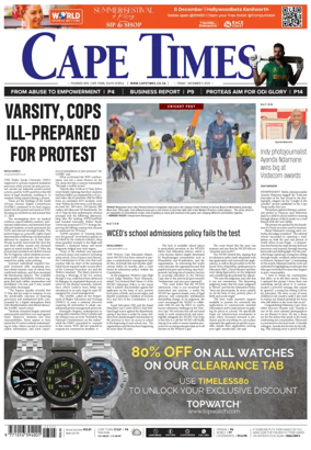 Cover of Cape Times