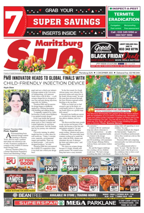 Cover of Maritzburg Sun (South Africa)