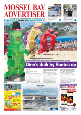 Cover of Mossel Bay Advertiser