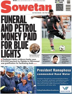 Cover of Sowetan