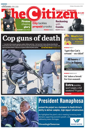 Cover of The Citizen (KZN)