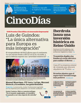 Cover of Cinco Días