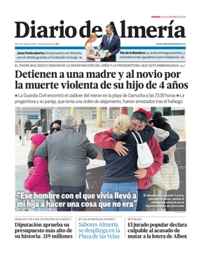 Cover of Diario de Almeria