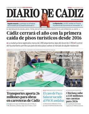 Cover of Diario de Cadiz