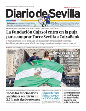 Cover of Diario de Sevilla