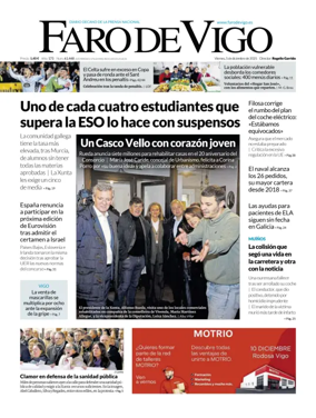 Cover of Faro de Vigo