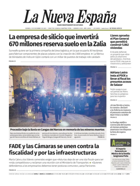 Cover of La Nueva Espana (Oriente)