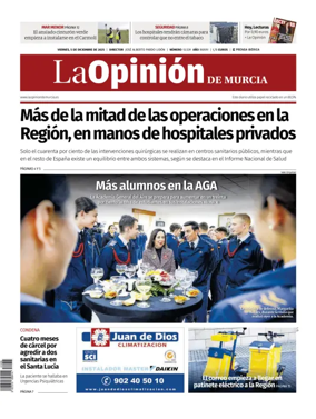 Cover of La Opinión de Murcia
