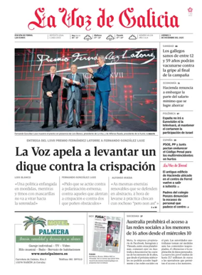 Cover of La Voz de Galicia (Ferrol)