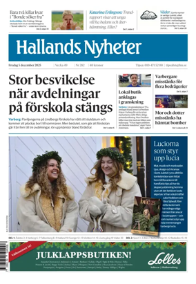 Cover of Hallands Nyheter