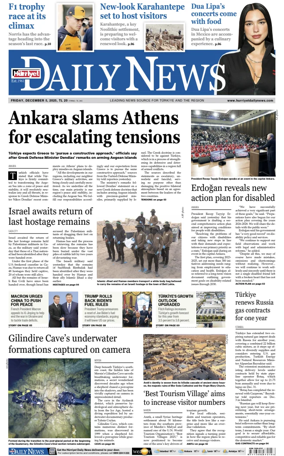 Cover of Hurriyet Daily News & Economic Review