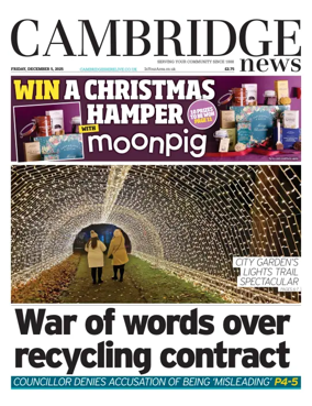 Cover of Cambridge News