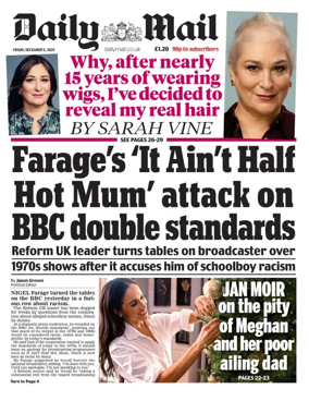 Cover of Daily Mail