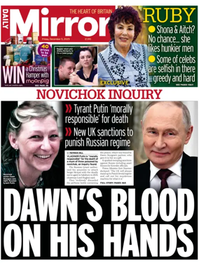 Cover of Daily Mirror