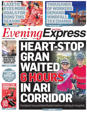 Cover of Evening Express (Extra Edition)