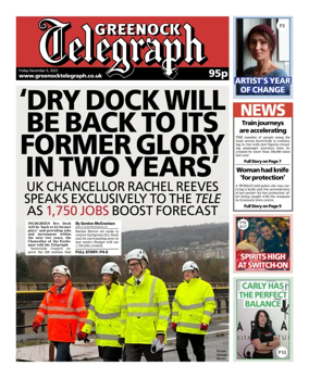 Cover of Greenock Telegraph
