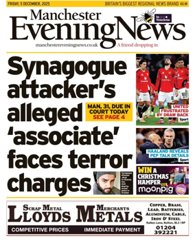 Cover of Manchester Evening News