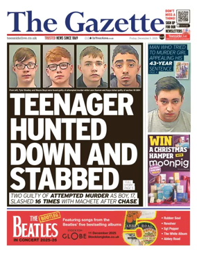 Cover of Teesside Evening Gazette