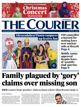 Cover of The Courier & Advertiser (Fife Edition)