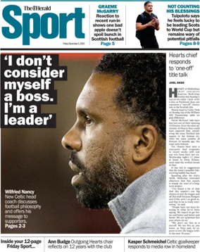 Cover of Herald Sport