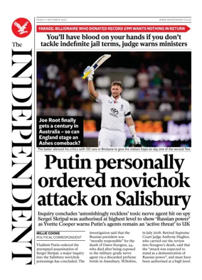 Cover of The Independent