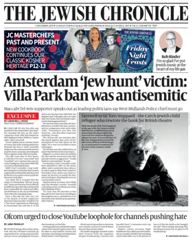Cover of The Jewish Chronicle