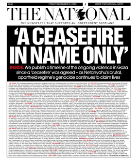 Cover of The National (Scotland)