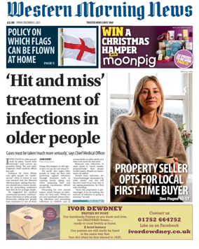 Cover of Western Morning News