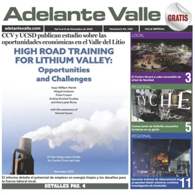 Cover of Adelante Valle