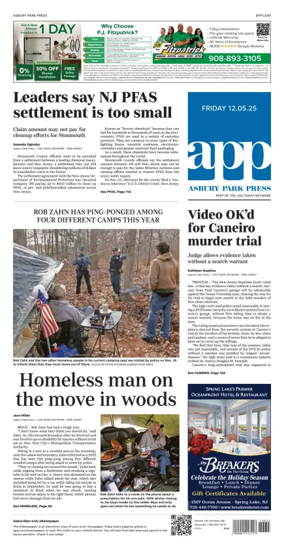 Cover of Asbury Park Press