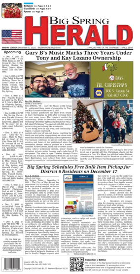 Cover of Big Spring Herald