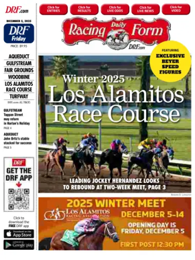 Cover of Daily Racing Form National Digital Edition