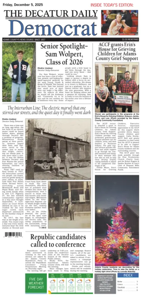 Cover of The Decatur Daily Democrat