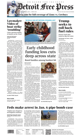 Cover of Detroit Free Press