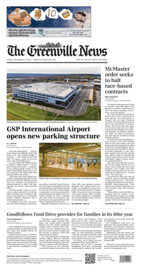 Cover of The Greenville News