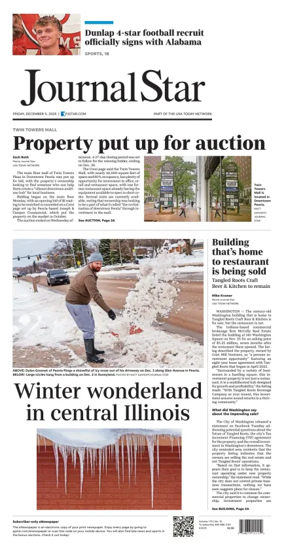 Cover of Journal Star (Peoria)