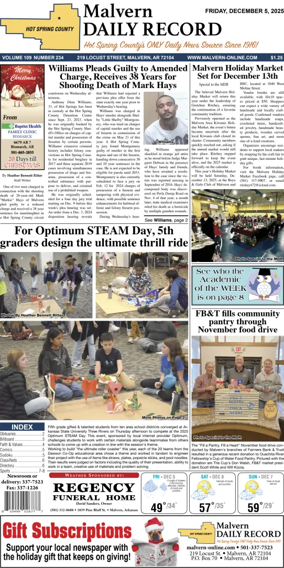 Cover of Malvern Daily Record