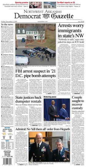 Cover of Northwest Arkansas Democrat-Gazette