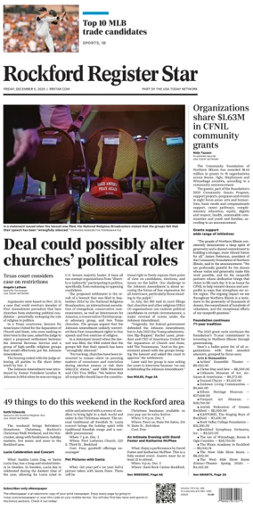 Cover of Rockford Register Star