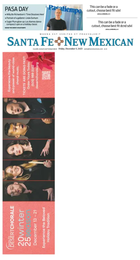 Cover of Santa Fe New Mexican