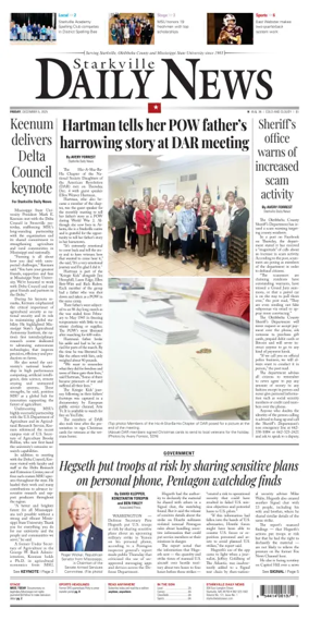Cover of Starkville Daily News