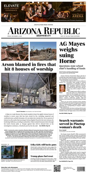 Cover of The Arizona Republic