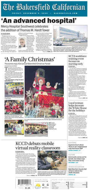Cover of The Bakersfield Californian
