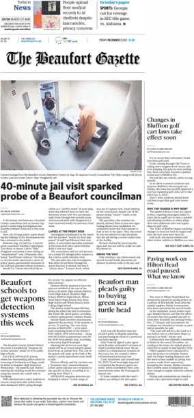 Cover of The Beaufort Gazette