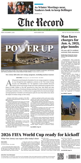 Cover of The Bergen Record