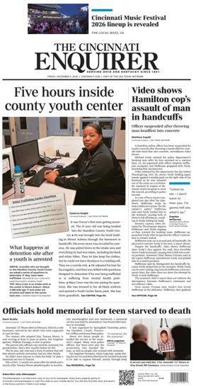 Cover of The Cincinnati Enquirer