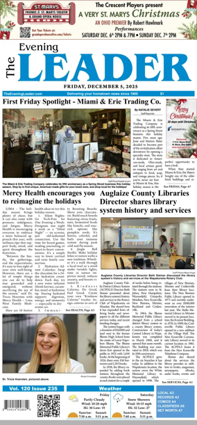 Cover of The Evening Leader